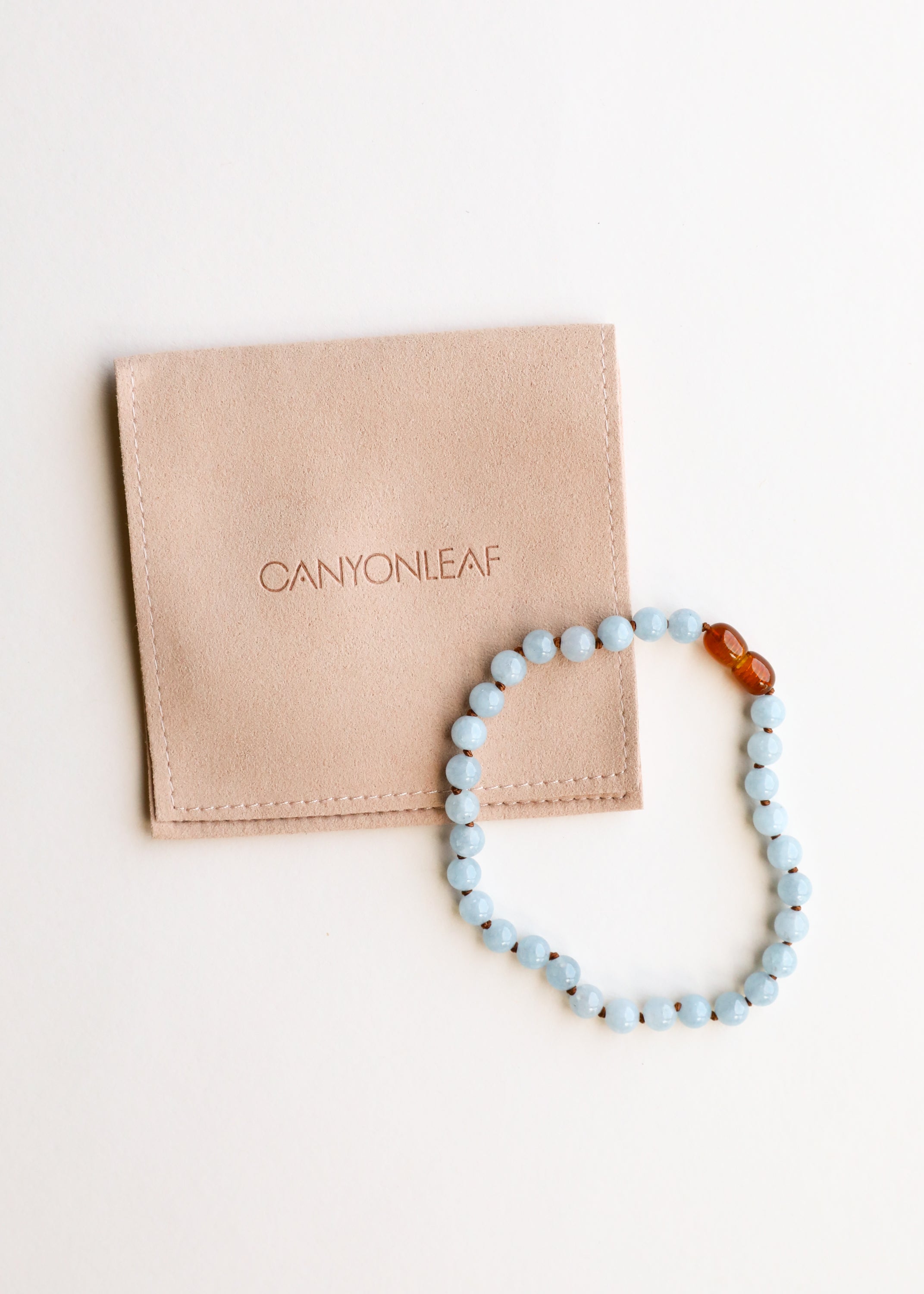 CanyonLeaf Pure Gemstone + Aquamarine|| Anklet or Bracelet