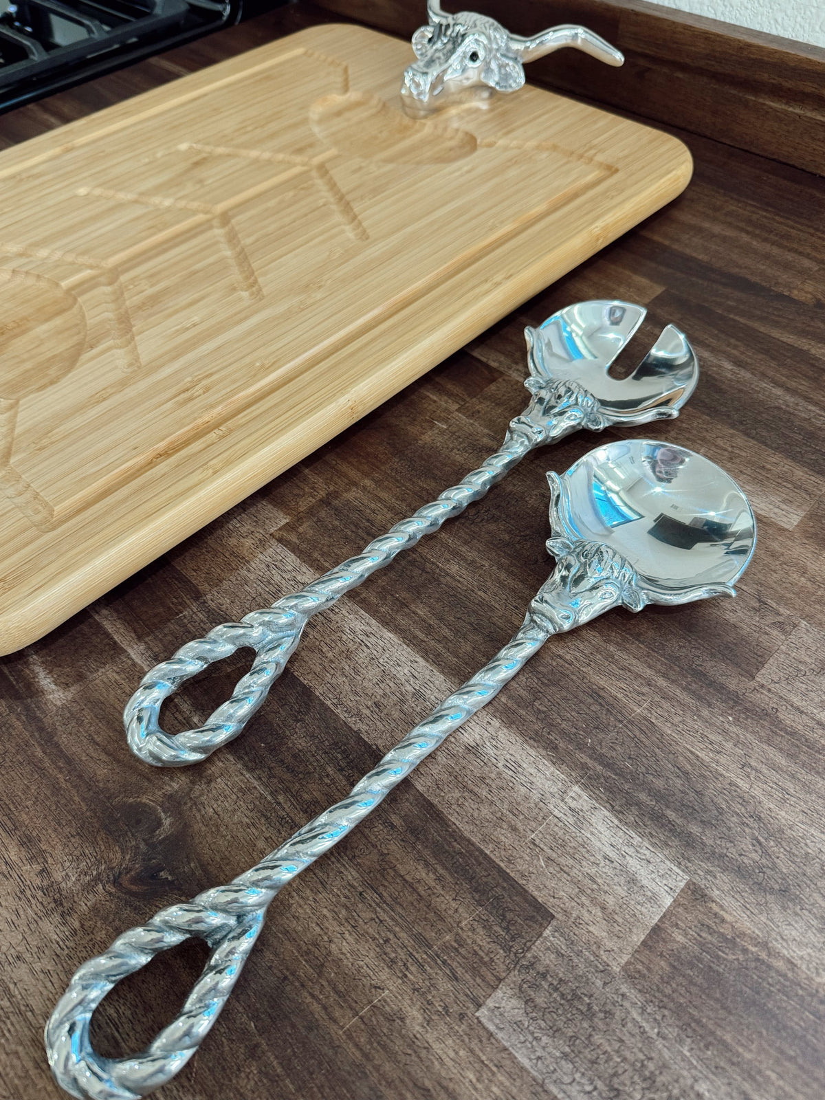 Longhorn Serving Set