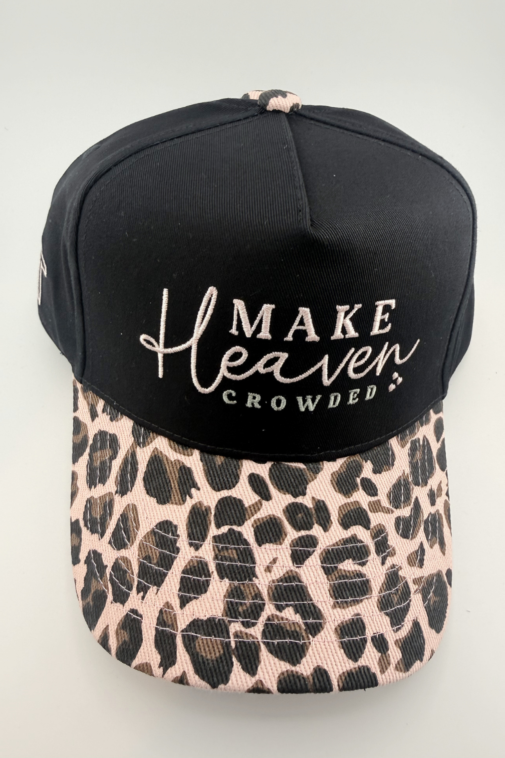 Make Heaven Crowded - Leopard Print Snapback Hat
