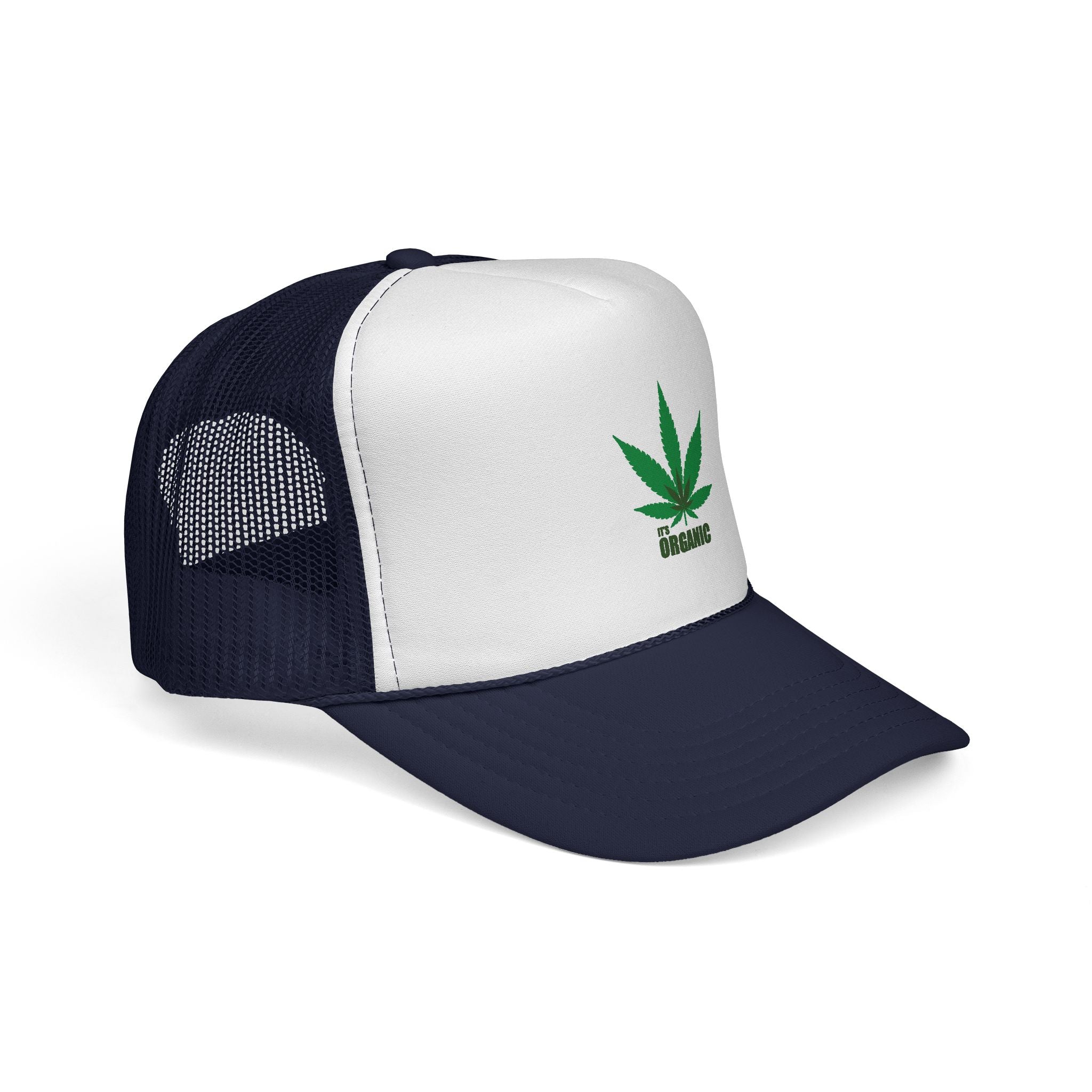 Wild'n'Free Marijuana Leaf Trucker Cap — 'It's Organic'