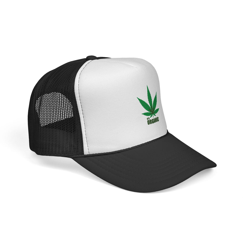 Wild'n'Free Marijuana Leaf Trucker Cap — 'It's Organic'