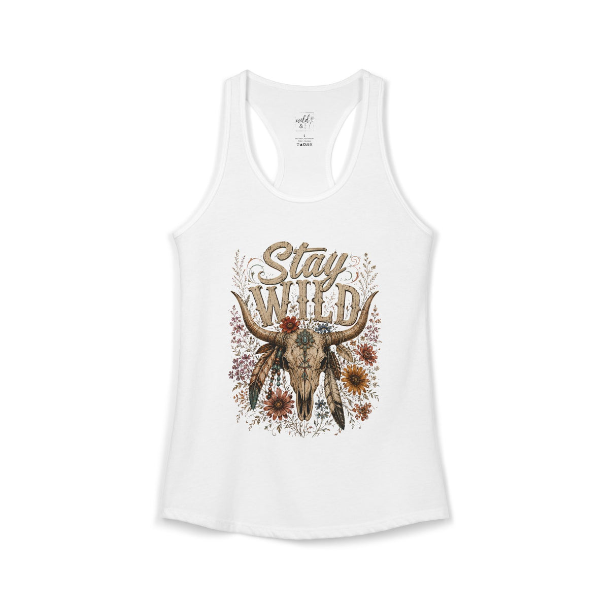 Stay Wild -Women's Ideal Racerback Tank - Wild'n'Free American Exclusive!