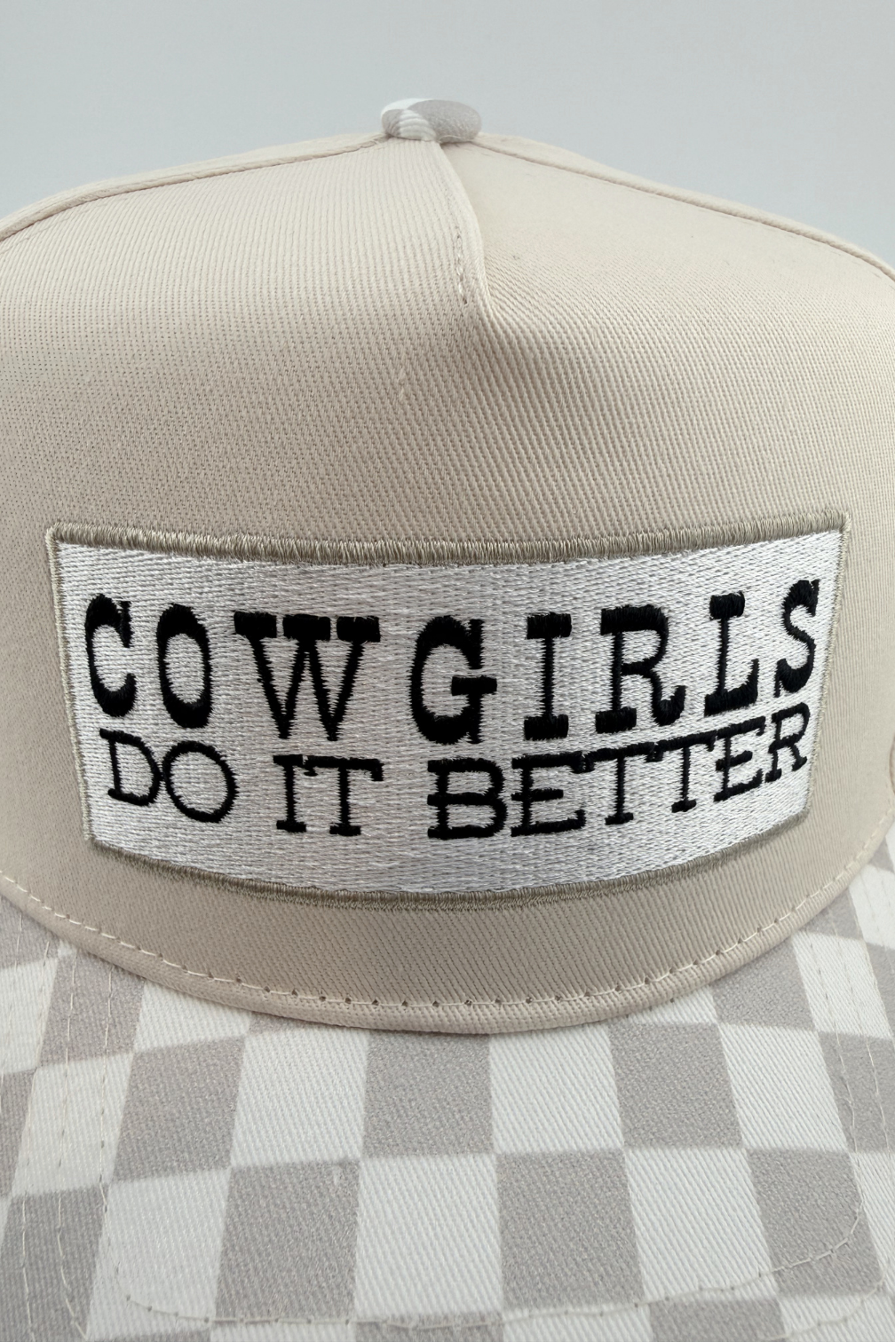Cowgirls Do it Better- Cotton Structured Snapback Hat