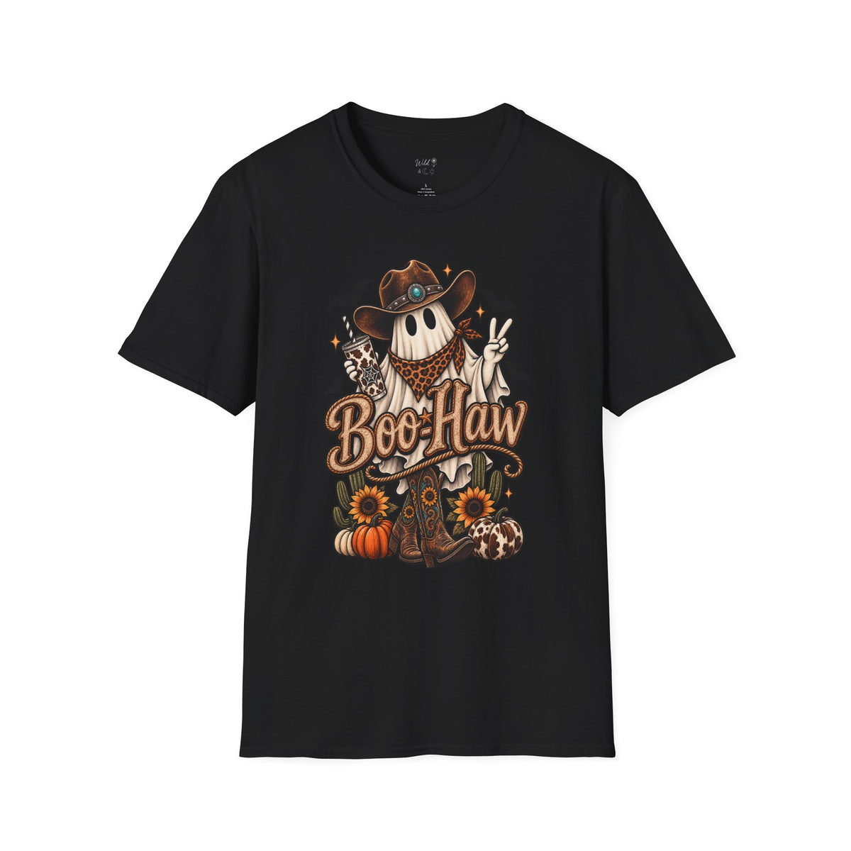 Boo-Haw Halloween Cowboy T-Shirt - Wild'n'Free American Exclusive!