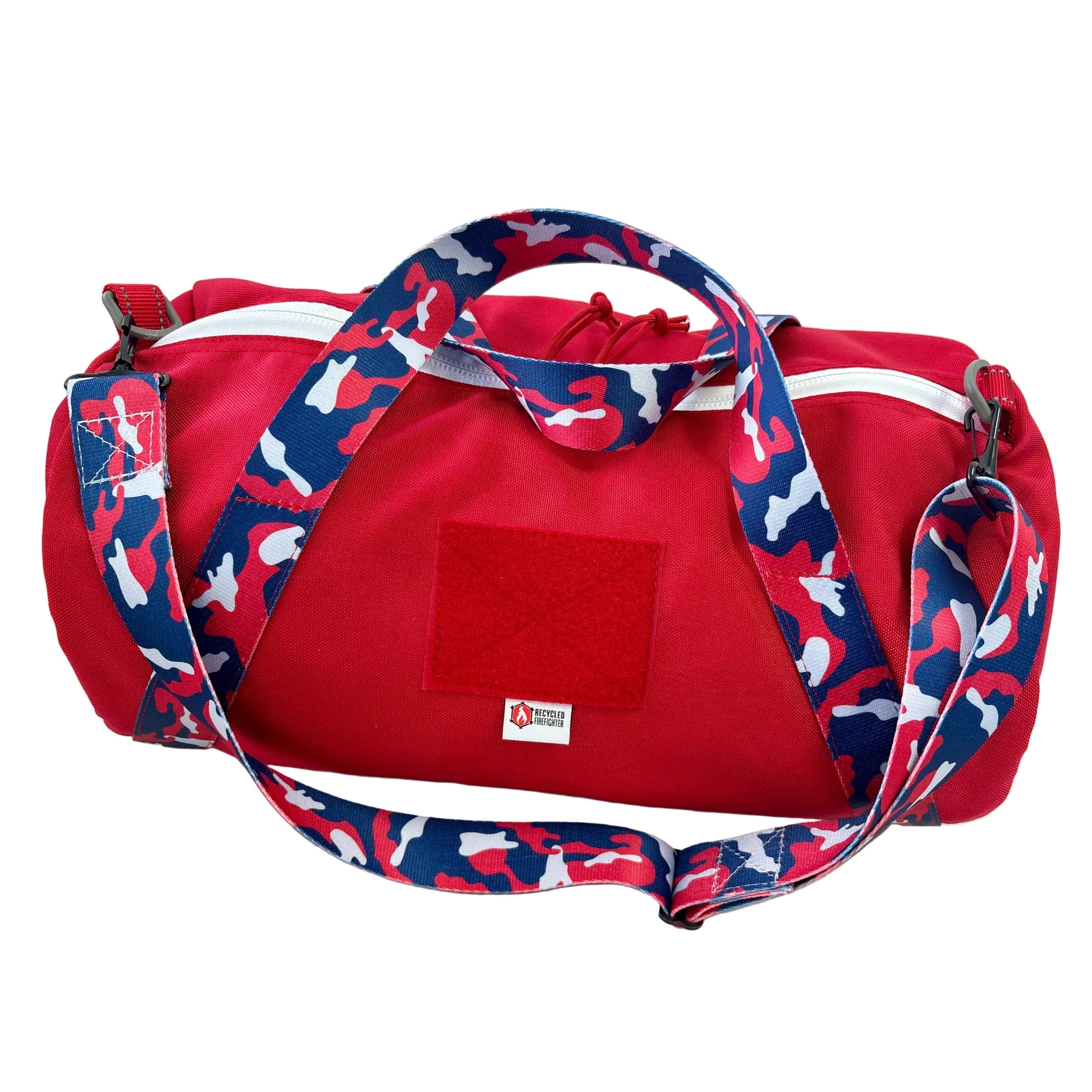 Recycled Firefighter Barrel Duffle Bag 1000D