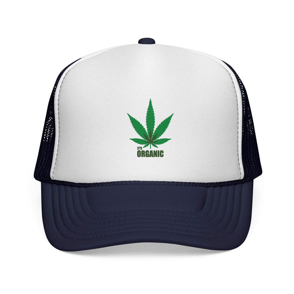 Wild'n'Free Marijuana Leaf Trucker Cap — 'It's Organic'