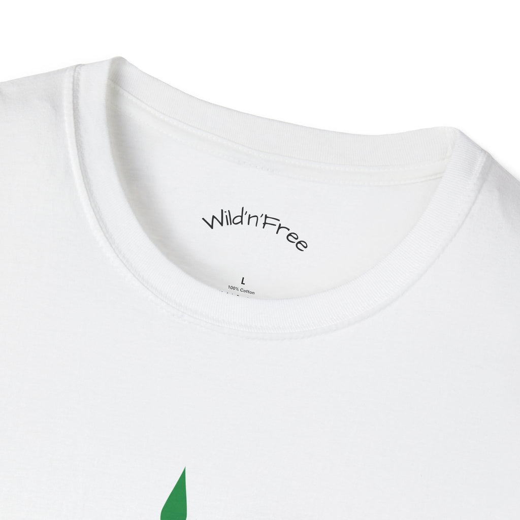 Wild'n'Free Cannabis Leaf T-Shirt – "It's Organic" Graphic Tee