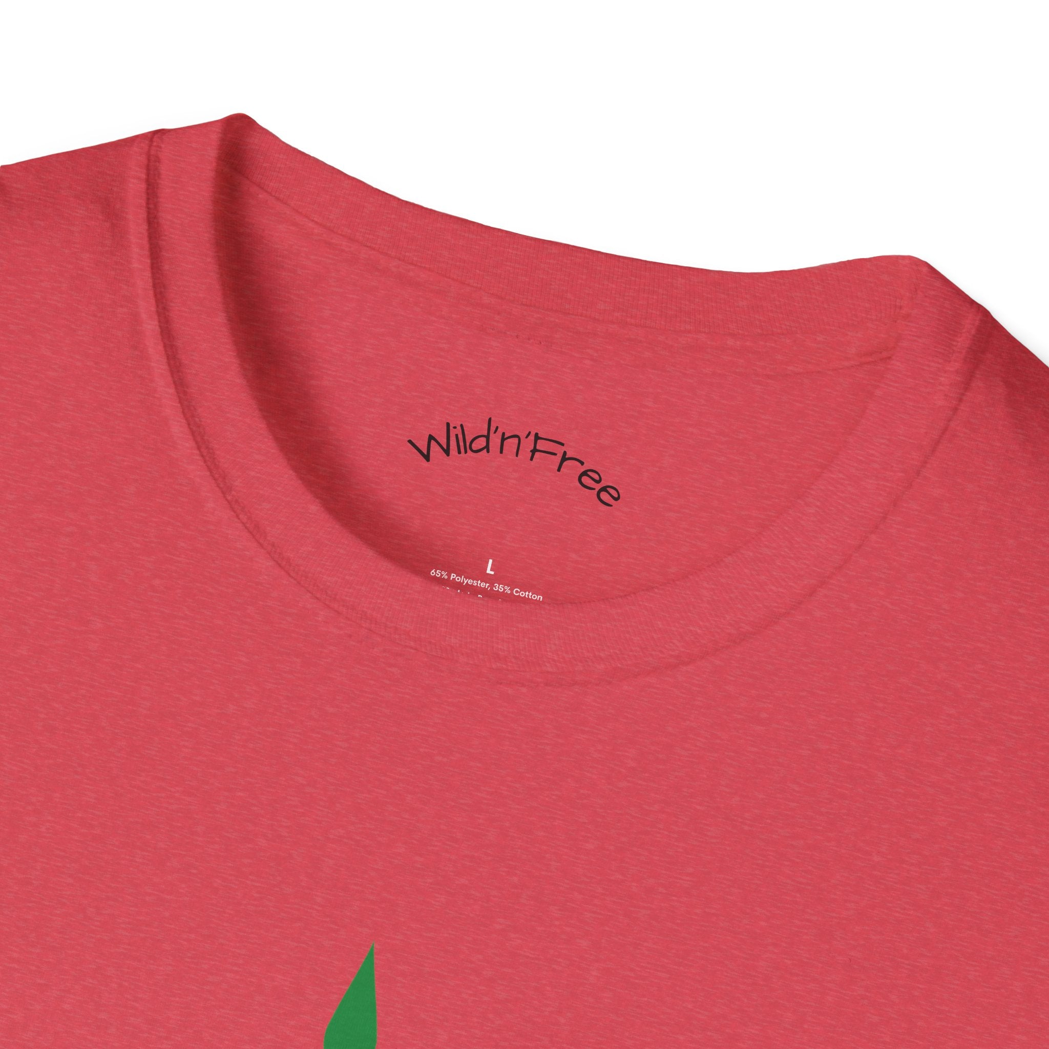 Wild'n'Free Cannabis Leaf T-Shirt – "It's Organic" Graphic Tee