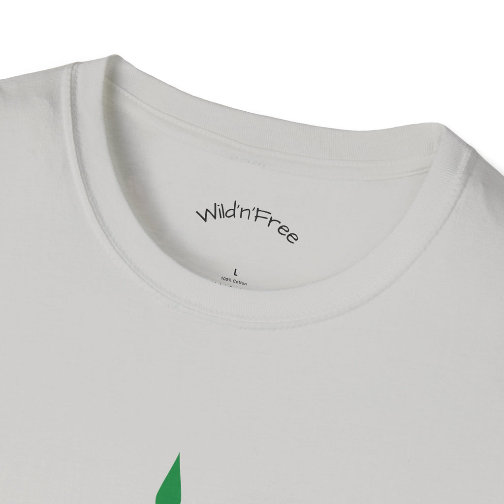 Wild'n'Free Cannabis Leaf T-Shirt – "It's Organic" Graphic Tee
