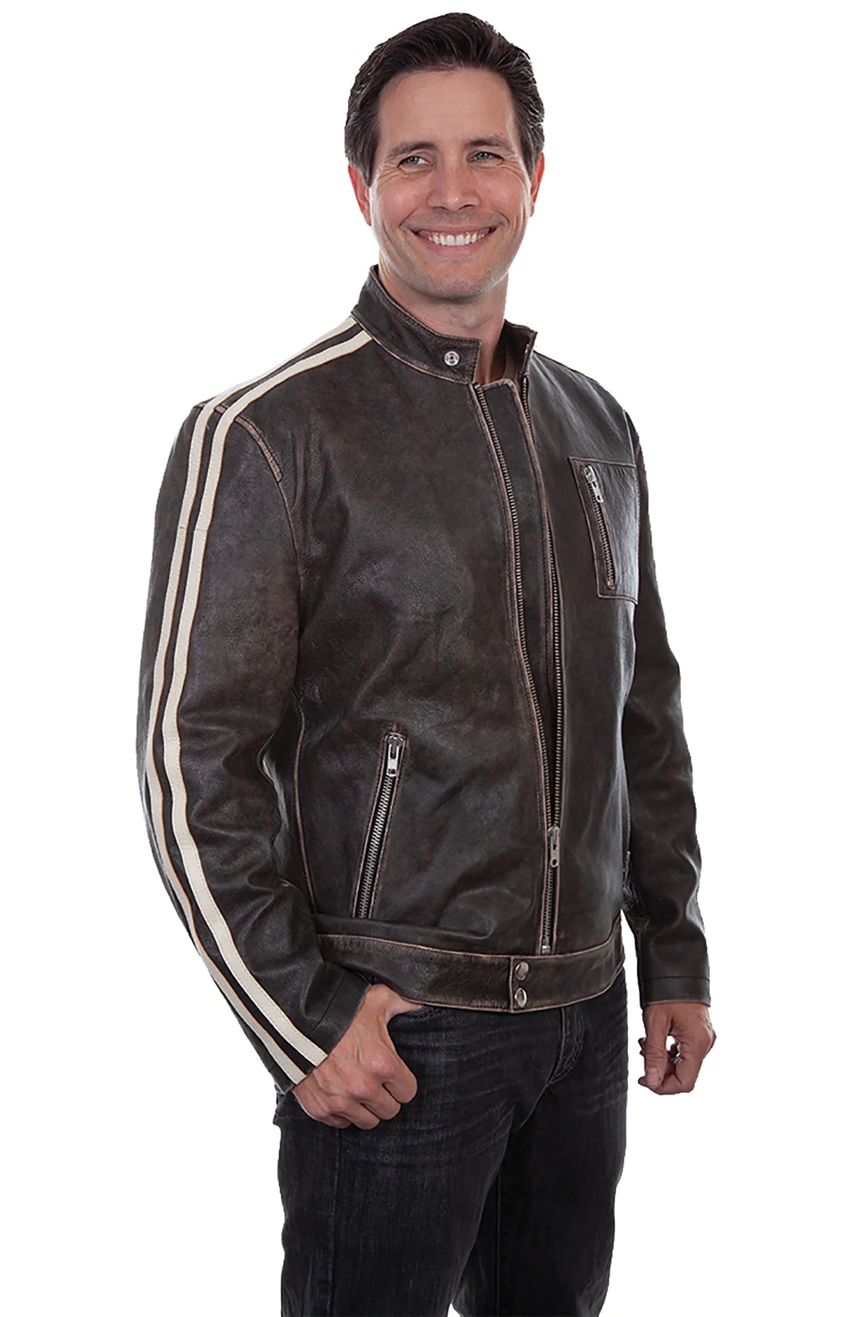 Scully 992 Racer - Men's Leather Jacket