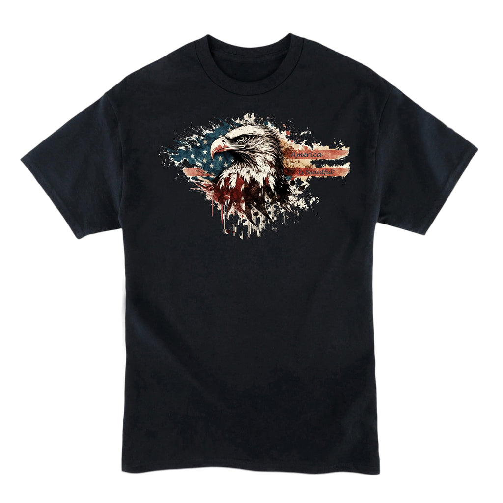 American Flag & Eagle Message Tee 4.0 from America The Beautiful®