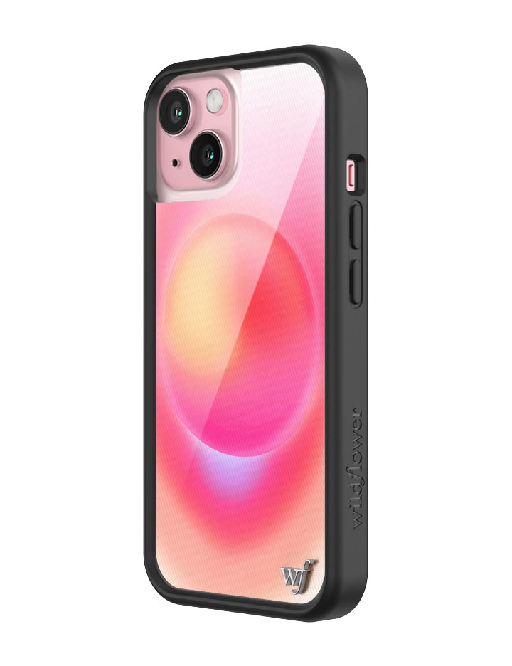 Wildflower Hot Pink Aura iPhone Case