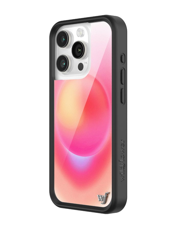 Wildflower Hot Pink Aura iPhone Case