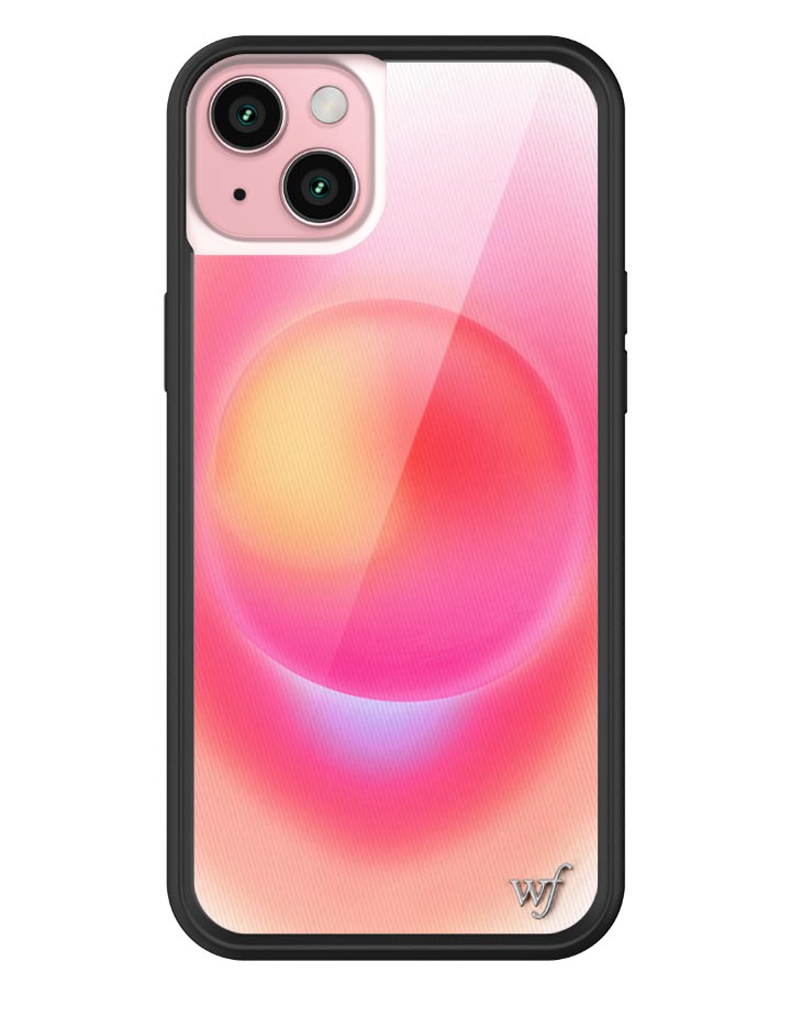 Wildflower Hot Pink Aura iPhone Case