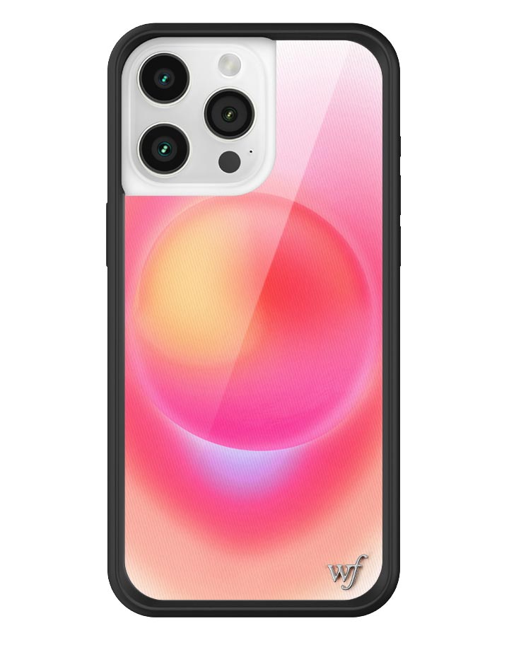 Wildflower Hot Pink Aura iPhone Case