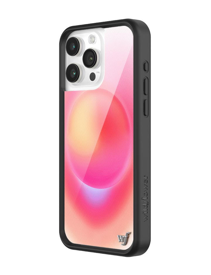 Wildflower Hot Pink Aura iPhone Case