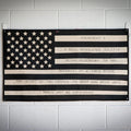 Recycled Firefighter American Flag - Combat Boot Leather - Second Amendment