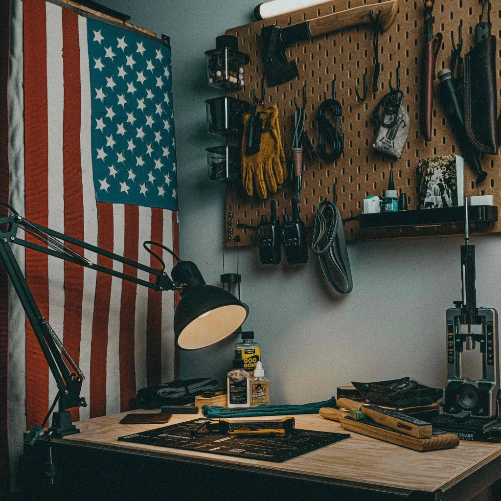 Recycled Firefighter American Flag - Fire Hose