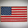 Recycled Firefighter American Flag - Fire Hose - Second Amendment