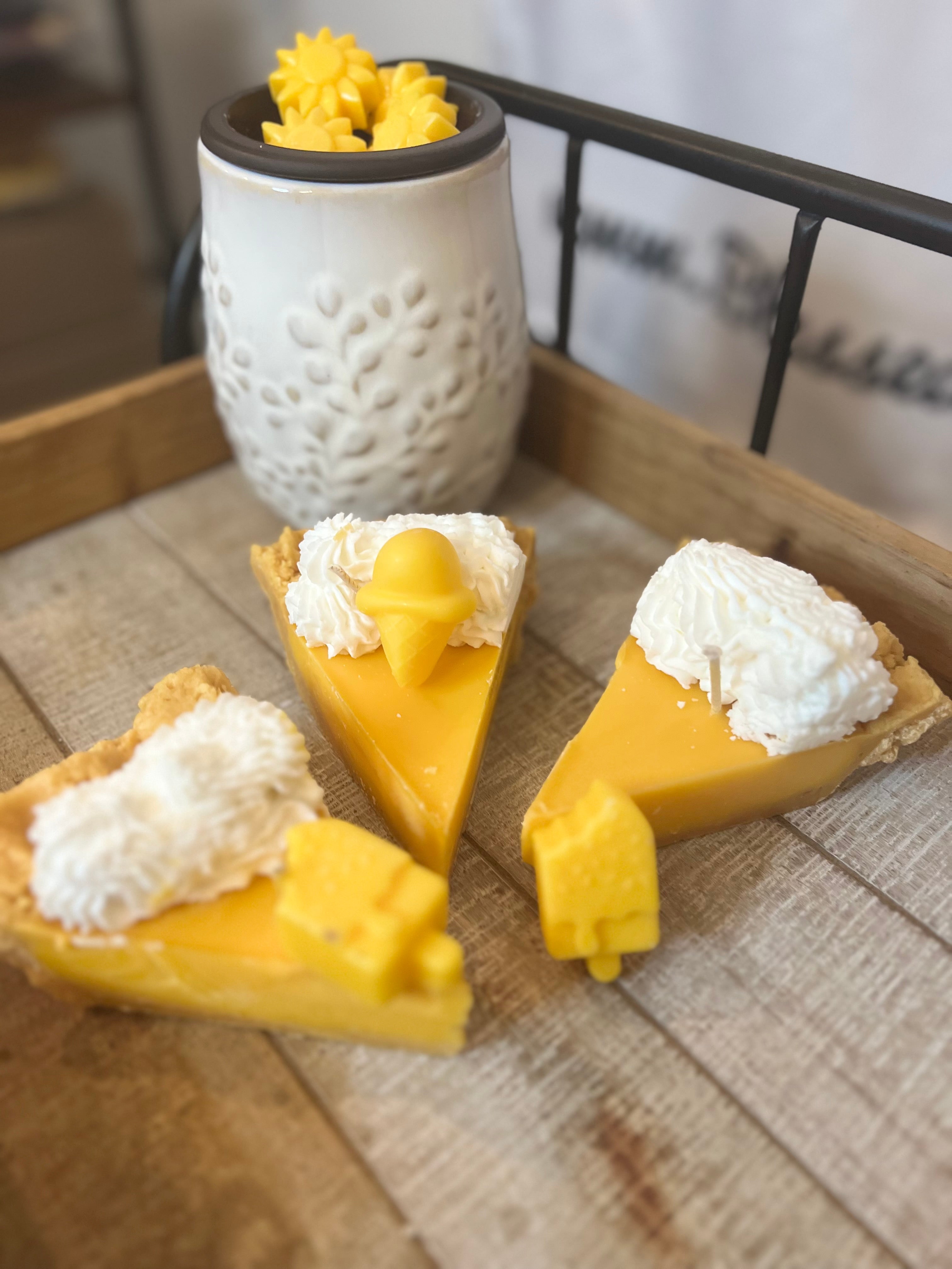 Blessed Bayou Pie Candle Slices