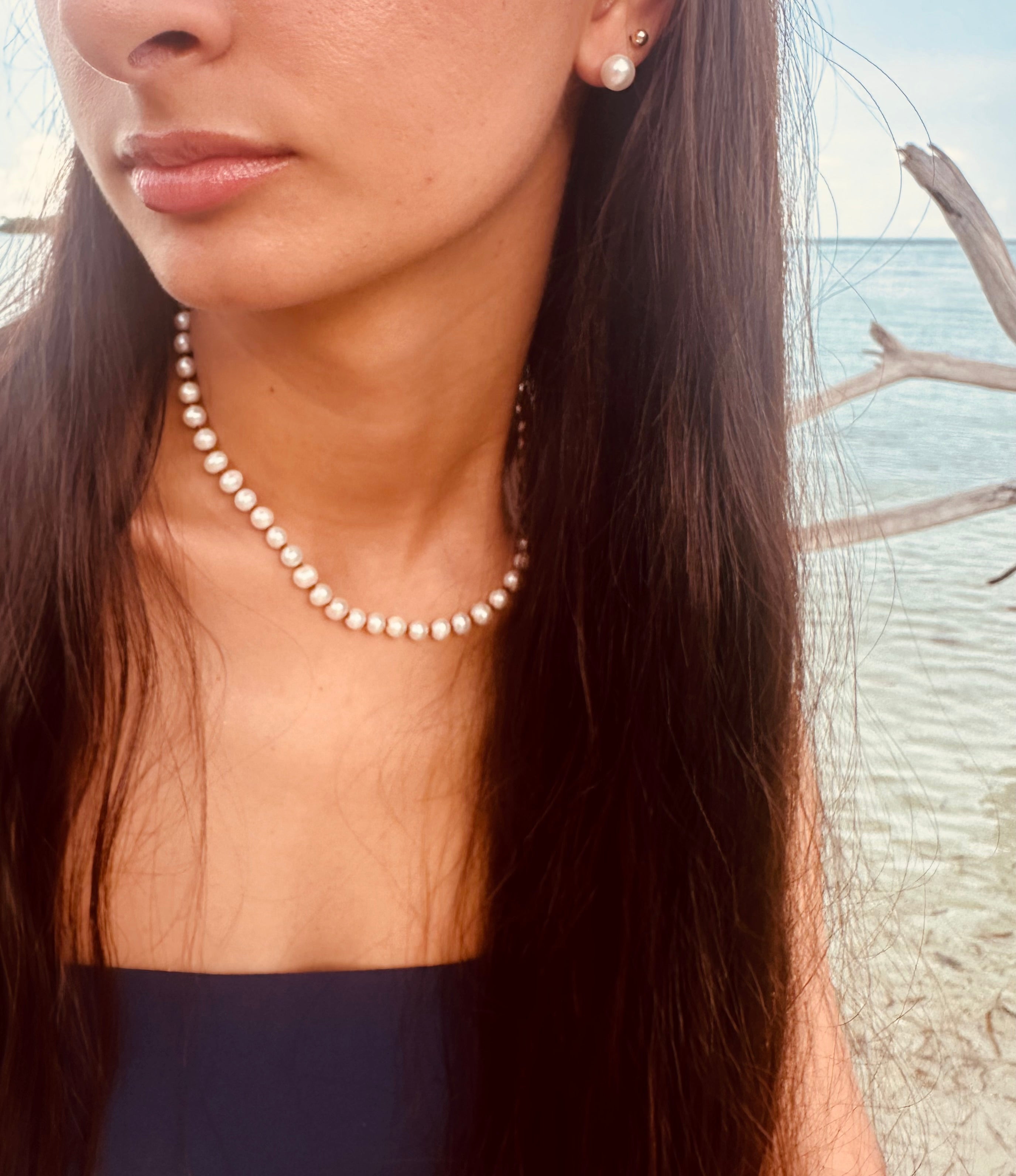 CanyonLeaf Pure Gemstone + Pearl || Necklace