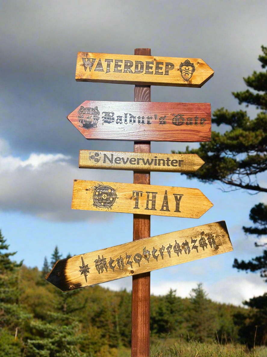 Handmade Signpost