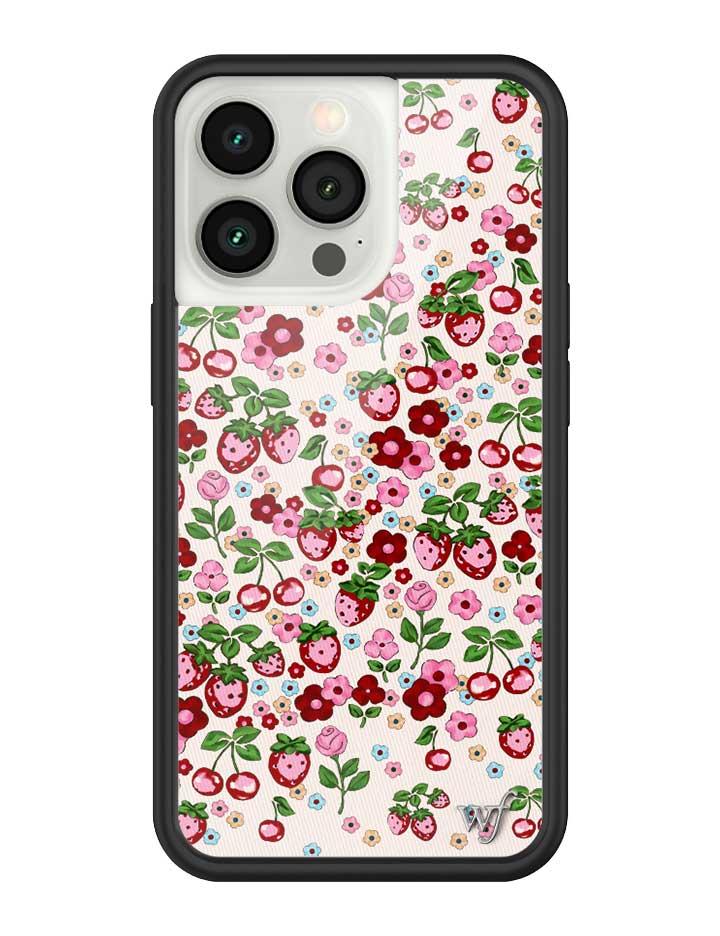 Wildflower Berry World iPhone Case