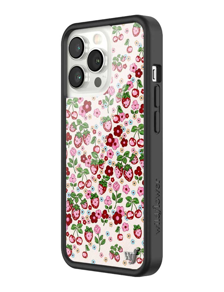 Wildflower Berry World iPhone Case