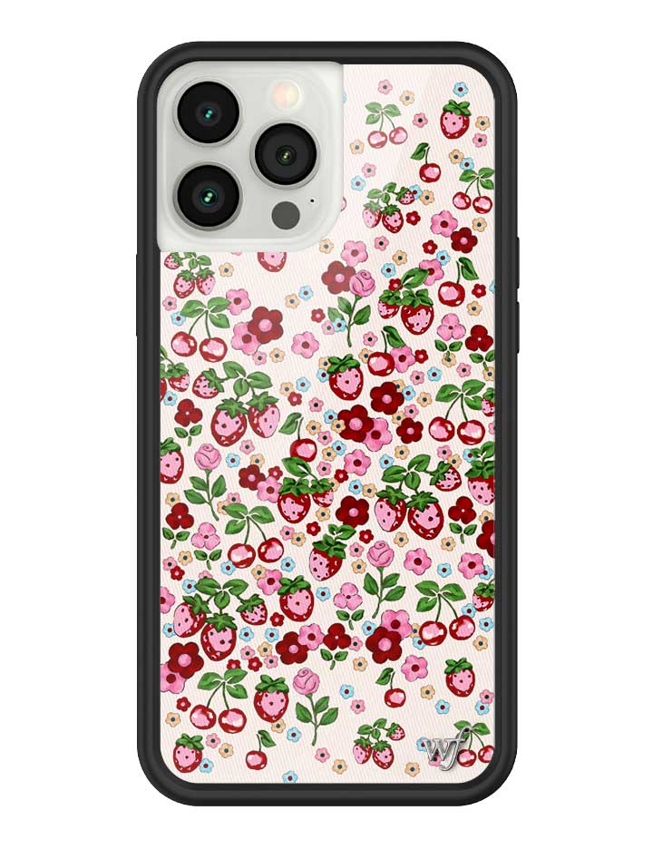 Wildflower Berry World iPhone Case