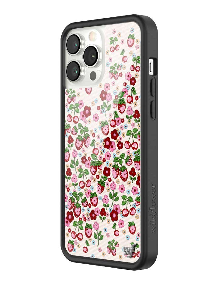 Wildflower Berry World iPhone Case