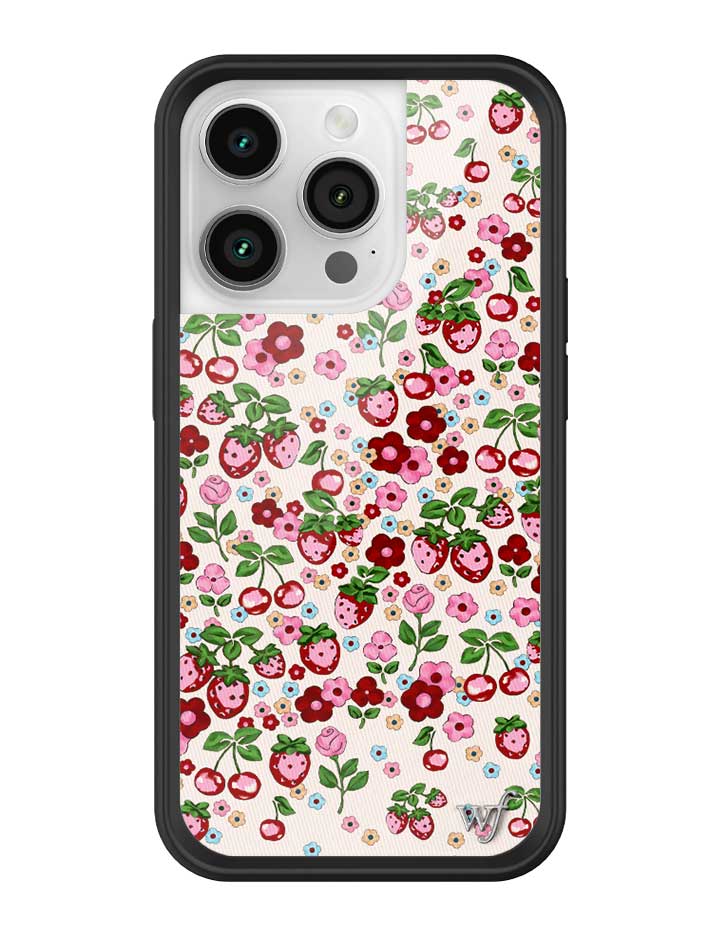 Wildflower Berry World iPhone Case