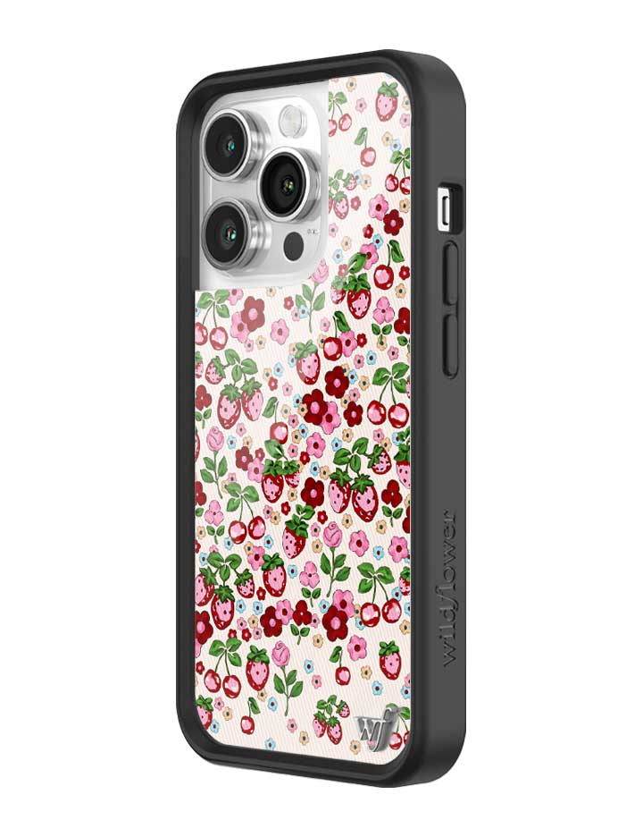 Wildflower Berry World iPhone Case