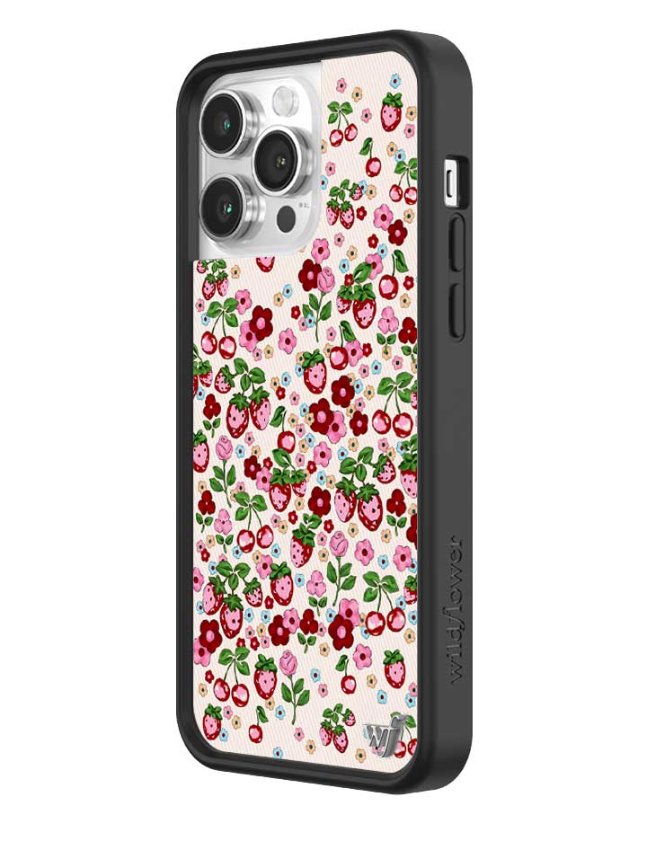 Wildflower Berry World iPhone Case
