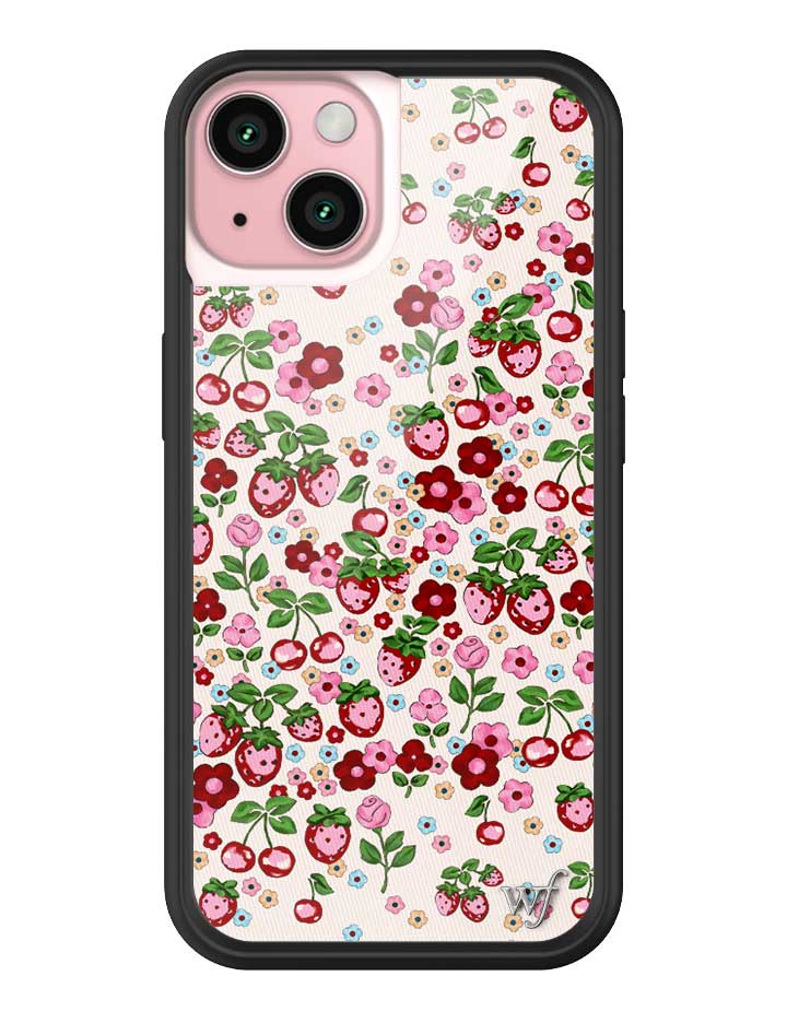 Wildflower Berry World iPhone Case