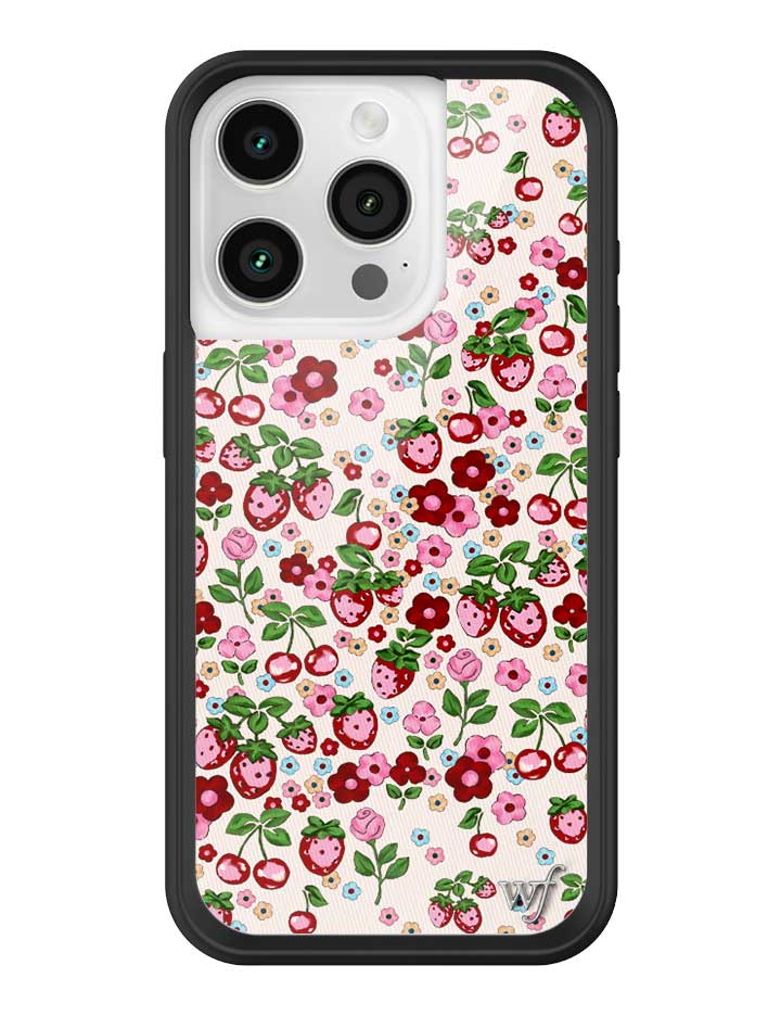 Wildflower Berry World iPhone Case