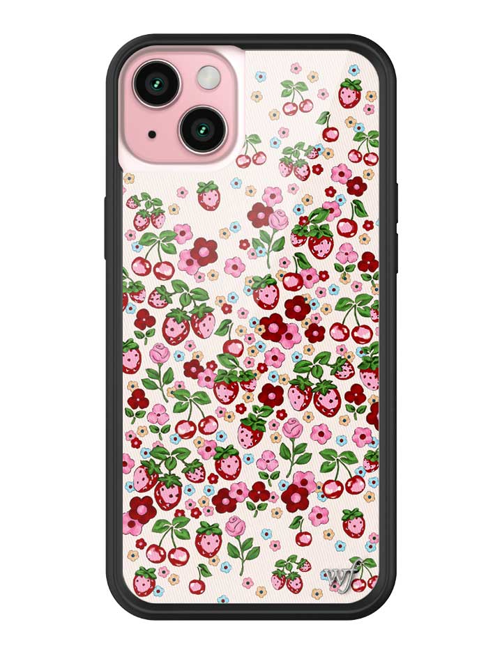 Wildflower Berry World iPhone Case