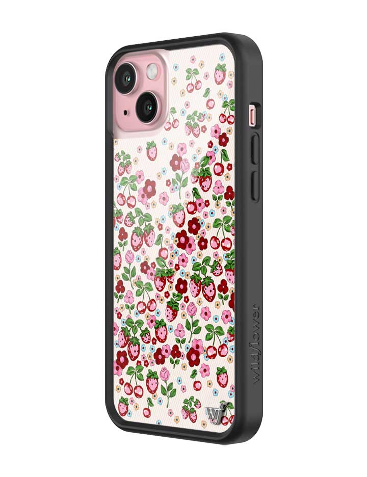Wildflower Berry World iPhone Case