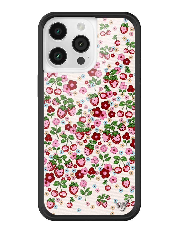 Wildflower Berry World iPhone Case