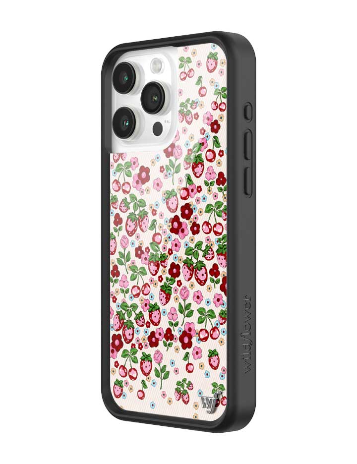 Wildflower Berry World iPhone Case