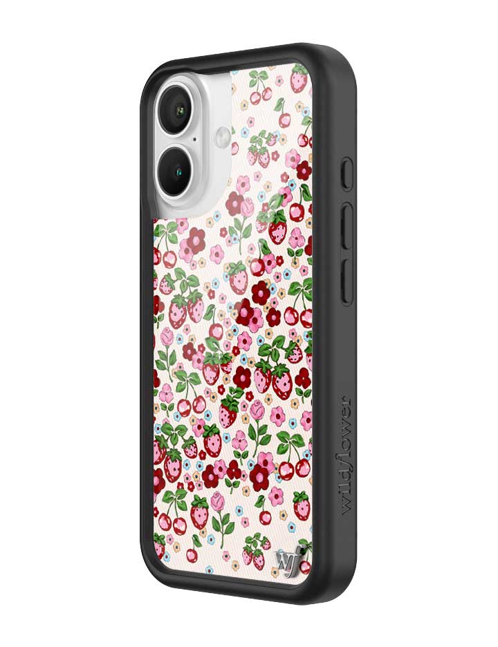 Wildflower Berry World iPhone Case