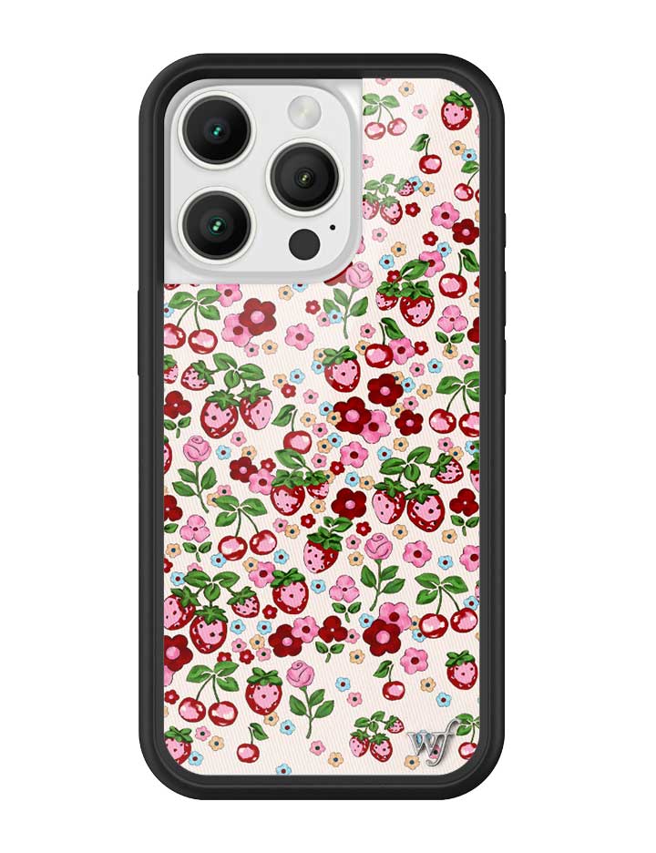 Wildflower Berry World iPhone Case