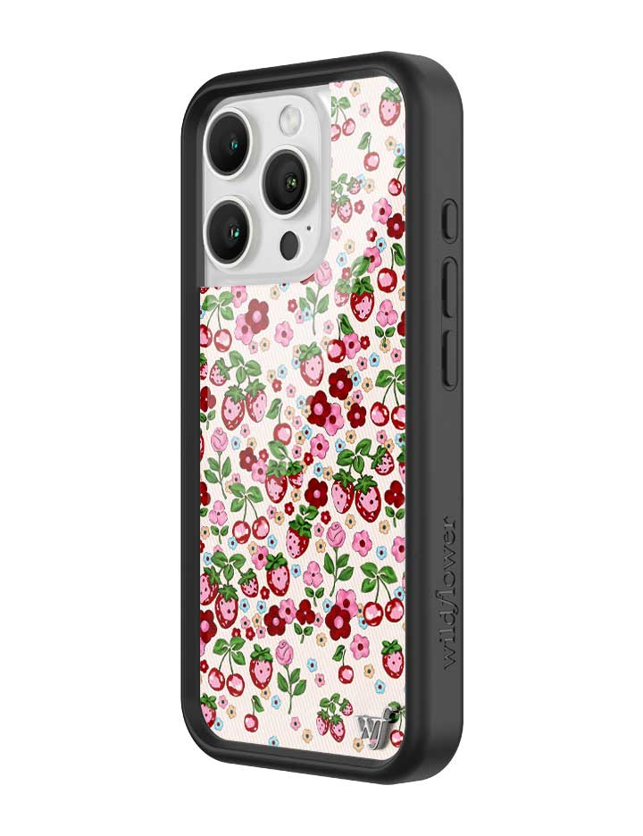 Wildflower Berry World iPhone Case
