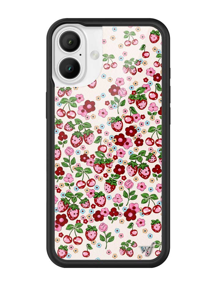Wildflower Berry World iPhone Case