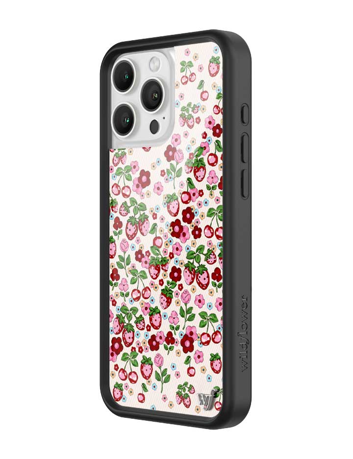 Wildflower Berry World iPhone Case