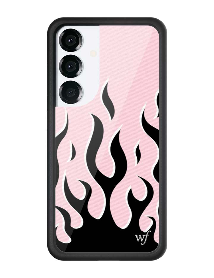 Wildflower Flames | Pink & Black Samsung Galaxy Case