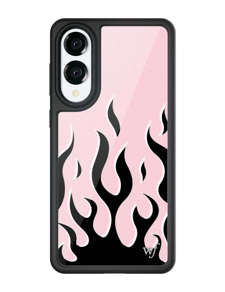 Wildflower Flames | Pink & Black Samsung Galaxy Case