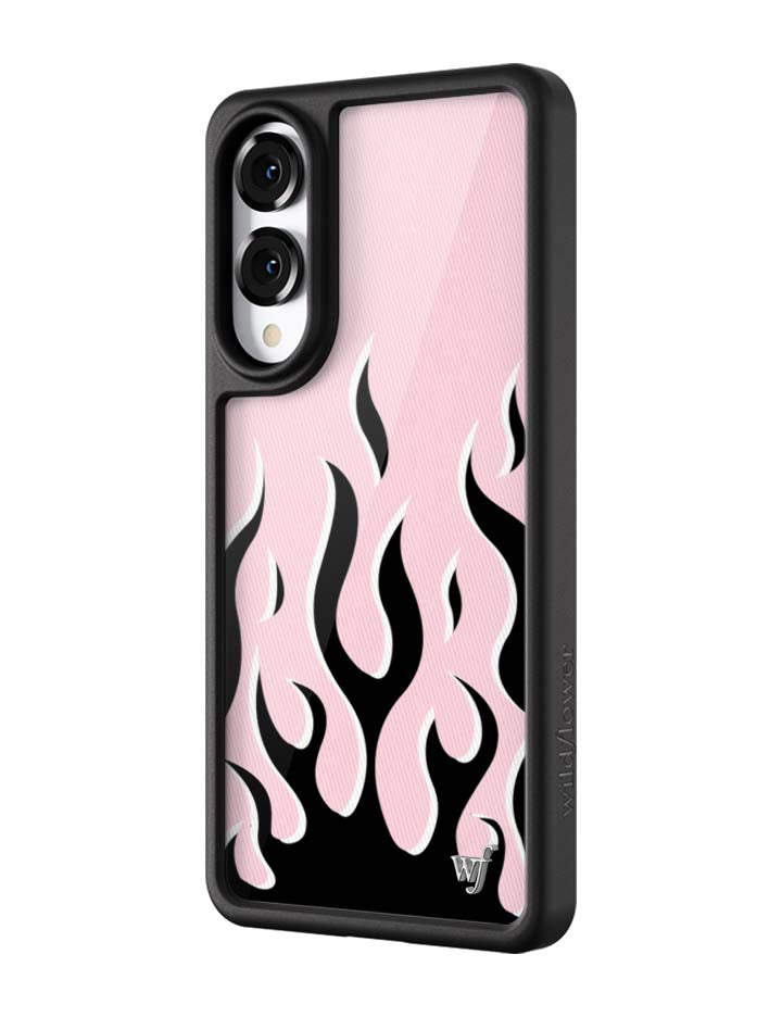 Wildflower Flames | Pink & Black Samsung Galaxy Case