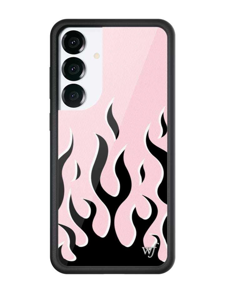 Wildflower Flames | Pink & Black Samsung Galaxy Case