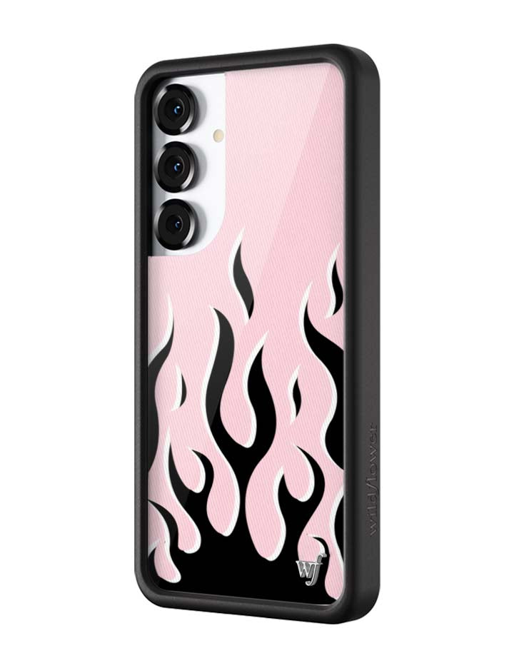 Wildflower Flames | Pink & Black Samsung Galaxy Case
