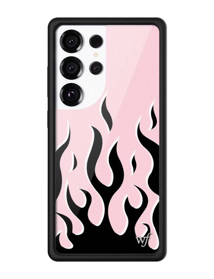 Wildflower Flames | Pink & Black Samsung Galaxy Case
